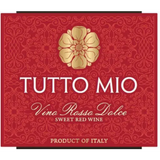 Tutto Mio Vino Rosso Dolce Sweet Red Wine