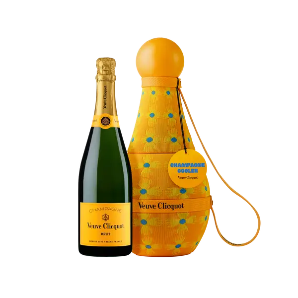 Veuve Clicquot Brut Yellow Label Champagne with Fridge – Grand Veuve Clicquot Brut Yellow Label Champagne with Fridge – Grand