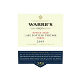 Warre's 2009 Barrel Aged Late Bottled Vintage Porto