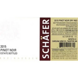 Weingut Schafer Rheinhessen Pinot Noir Mettenheimer Dry