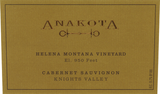 Anakota Knights Valley Cabernet Sauvignon Helena Montana Vineyard14% Abv 2018