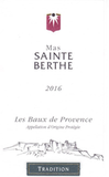 Mas Sainte Berthe Les Baux-de-Provence Tradition Rouge