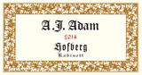 A.J. Adam Riesling Dhroner Hofberg Kabinett
