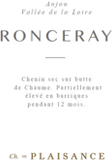 Château De Plaisance Anjou Ronceray Blanc 2020