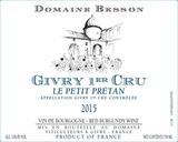 Domaine Besson Givry 1er Cru Le Petit Prétan