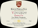 Roux Père Et Fils Vougeot 1er Cru Les Petits Vougeots 2019