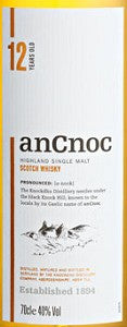 Ancnoc Scotch Single Malt 12 Year