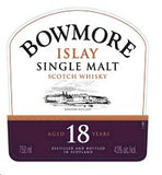Bowmore Scotch 18 Year Old
