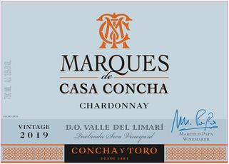 Marques De Casa Concha Chardonnay Quebrada Seca Vineyard 2018
