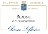 Olivier Leflaive Beaune Clos des Monsnieres 2019