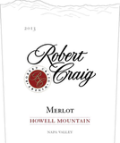 Robert Craig Merlot Howell Mountain 2015