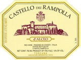 Castello dei Rampolla Toscana d'Alceo 2016