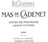 Mas de Cadenet Cotes de Provence Sainte Victoire Rose