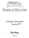 Markus Molitor Mosel Riesling Zeltinger Sonnenuhr Auslese Gold Capsule