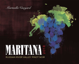 Maritana Vineyards Pinot Noir Martaella Vineyard Russian River Valley 2018