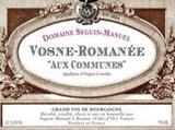 Domaine Seguin-Manuel Vosne-Romanee Aux Communes 2017