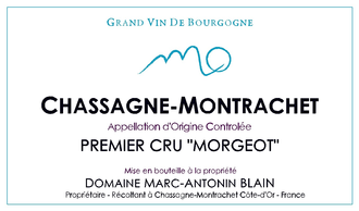 Domaine Marc Antonin Blain Chassagne-Montrachet 1er Cru Morgeot Rouge 2016