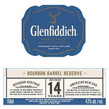 Glenfiddich Scotch Single Malt 14 Year Bourbon Barrel Reserve