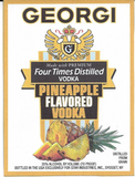 Georgi Pineapple Flavored Vodka
