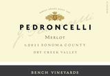 Pedroncelli Winery Merlot Bench Vineyards Dry Creek Valley