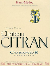 Château Citran Haut-Médoc Cru Bourgeois 2016