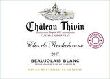 Chateau Thivin Beaujolais Blanc Clos De Rochebonne 2016