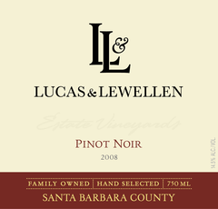 Lucas & Lewellen Vineyards Pinot Noir Santa Barbara 2019