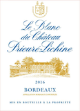 Chateau Prieure Lichine Margaux Bordeaux Blanc