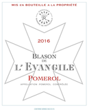 Château L'evangile Pomerol Blason de L'Evangile 2019