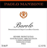Paolo Manzone Barolo 2012