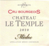 Château Le Temple Médoc Cru Bourgeois 2016