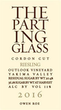Owen Roe Riesling The Parting Glass Cordon Cut Outlook Vineyard Yakima Valley 2016