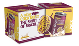 Novo Fogo Passion Fruit And Lime Sparkling Caipirinha   can