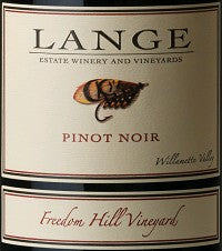 Lange Pinot Noir Freedom Hill Vineyard 2017