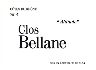 Clos Bellane Côtes du Rhône Altitude Rose 2021