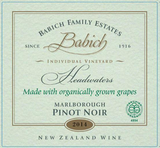 Babich Pinot Noir Headwaters 2014