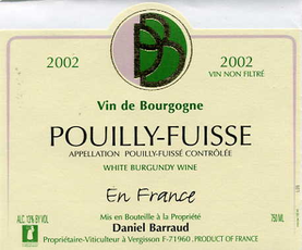 Daniel et Julien Barraud Pouilly-Fuissé En France