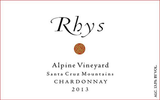 Rhys Vineyards Chardonnay Alpine Vineyard Santa Cruz Mountains 2014