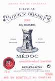 Chateau Tour Saint Bonnet Medoc Cru Bourgeois 2018