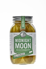 Midnight Moon Dill Pickles Moonshine  Mason jar