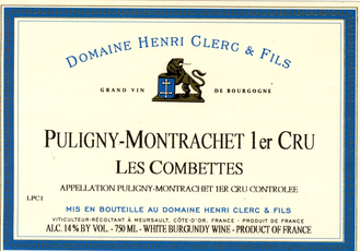 Henri Clerc Puligny-Montrachet 1er Cru Les Combettes