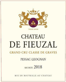 Château de Fieuzal Pessac-Léognan Grand Cru Classé de Graves 2018