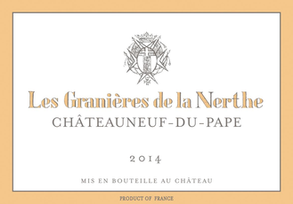 Château La Nerthe Châteauneuf-du-Pape Les Granières de La Nerthe 2019