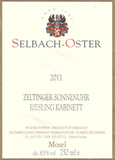 Selbach-Oster Riesling Zeltinger Sonnenuhr Kabinett