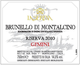 La Serena Brunello di Montalcino Gemini Riserva