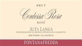 Fontanafredda Alta Langa Brut Contessa Rosa Metodo Classico Rose 2014