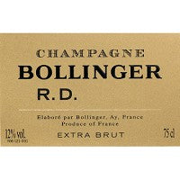 Champagne Bollinger Extra Brut R.d. 2004