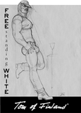 Tom of Finland Free Standing White 2018