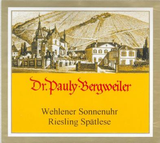 Dr. Pauly-Bergweiler Wehlener Sonnenuhr Riesling Spätlese
