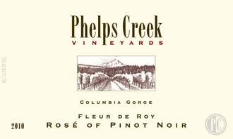 Phelps Creek Pinot Noir Rose